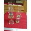 Image 1 : (2) Clear oil lamps