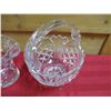 Image 3 : 2X THE BID PRICE - Crystal baskets