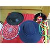Image 2 : Beaded dream catcher (2) hats + decorative cane
