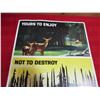 Image 2 : 1964 Smokey the bear cardboard advertisement - 13x19