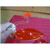 Image 2 : 2X THE BID PRICE - art glass swan candy dishes