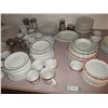 Image 3 : 2X THE BID PRICE - Large Lot of restaurant dishes, plates, mugs, syrup + sugar dispensers