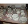Image 4 : 2X THE BID PRICE - Large Lot of restaurant dishes, plates, mugs, syrup + sugar dispensers
