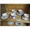 Image 2 : (9) Cup & Saucers + misc dishes