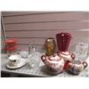 Image 3 : Clear glass bowls, tea pot set, cut glass, ovenware, glassware