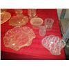 Image 2 : Huge lot of clear glass dishes + crystal - (40+ pieces)