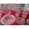 Image 3 : Huge lot of clear glass dishes + crystal - (40+ pieces)