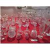 Image 5 : Huge lot of clear glass dishes + crystal - (40+ pieces)