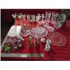 Image 1 : Lot of clear glassware - some crystal dishes