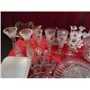 Image 2 : Lot of clear glassware - some crystal dishes