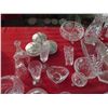 Image 3 : Lot of clear glassware - some crystal dishes