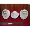 Image 1 : Costume Jewelry with (3) mannequin neck