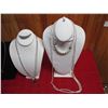 Image 4 : Costume Jewelry with (3) mannequin neck