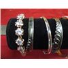 Image 3 : Costume Jewelry with bracelet rack