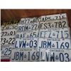 Image 3 : (15) Ontario License plates