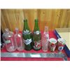 Image 1 : Vintage pop bottles, cans, misc jugs