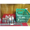 Image 1 : lot of clear + colored insulators