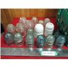 Image 2 : lot of clear + colored insulators