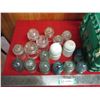 Image 3 : lot of clear + colored insulators