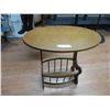 Image 1 : Oval wooden table - 22" tall
