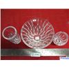 Image 2 : Waterford crystal small bowl + (2) vases