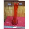 Image 1 : Orange Vase - 21" tall