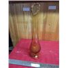 Image 1 : Amber Vase - 20" tall