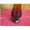 Image 3 : Dark Amber Vase - 18" tall