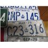 Image 4 : (15) Ontario License Plates