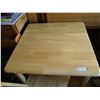 Image 2 : Small wooden table + chair - 30x30