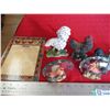Image 2 : Rooster related collection - ornaments, candle holders, etc