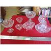 Image 1 : (7) Cut glass crystal pieces