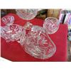 Image 3 : (7) Cut glass crystal pieces