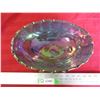 Image 2 : Iridescent colored glass centerpiece - footed