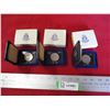 Image 1 : (3) PEI Dollars 1873-1973 Canadian Mint