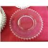 Image 4 : Clear Glass Lot - Candlewick Plate Set + misc glass