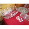 Image 3 : Lot of glassware + bowl, plates, decanter set
