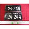 Image 1 : 1960 Saskatchewan (Pair) License Plates