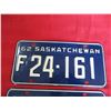 Image 2 : 1962 Saskatchewan (Pair) License Plates