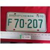Image 1 : 1970 Saskatchewan License Plates