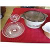 Image 2 : Fire King dish - pyrex + casserole dish + misc glassware