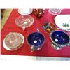 Image 2 : Cobalt blue in silver plated dishes, various glassware, RCMP plate