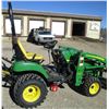 Image 1 : 2007 John Deere #2305 LV2 305H - Tractor with 50" loader bucket 3pt hitch, 696 hours - works
