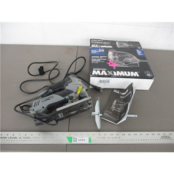 Mastercraft orbital jigsaw with laser line (working)
