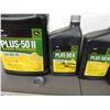 Image 2 : John Deere oils - 3 full, 2 partial