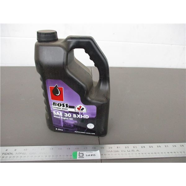 Boss SAE 30 BXHD diesel oil - 5L (full)