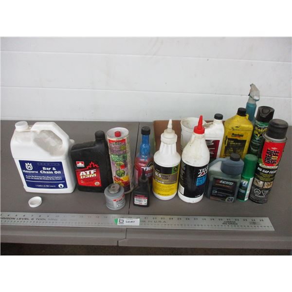 Husqvarna bar chain oil 1 gal full + partial misc oils