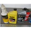 Image 2 : Prestone dot 3 brake fluid (full) + partial oils + misc nails