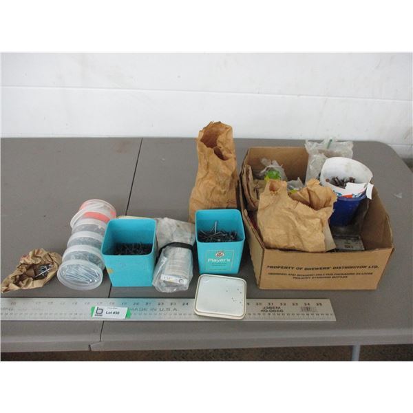 Misc screws, nails, etc