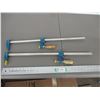 Image 1 : (2) 28" long wood clamps